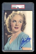 ALICE FAYE SIGNED MINT PHOTO PSA/DNA SLABBED AUTOGRAPHED MOVIE STAR ACTRESS