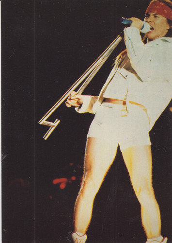Carte postale chanteur rock - carte, *chanteur
