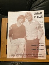 Valery Marceau Dream in blue partition chant piano accords éd. train bleu