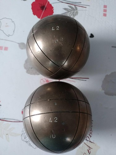 Rare ancienne paire - paire, boules