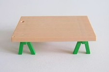 PLAYMOBIL (J240) EPOQUE 1900 - Table Tréteaux Etales Marché & Atelier Père Noel