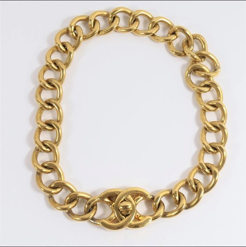 Collier choker chanel vintage - chanel,