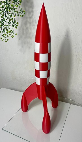 Fusée décorative tintin - fusée,