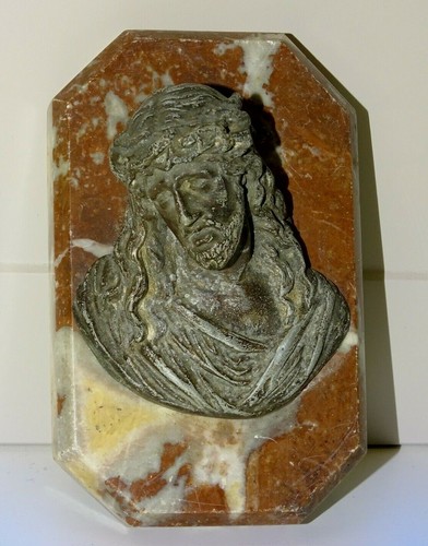 Ancienne tete christ avec - christ,