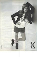 PUBLICITE 20O9  KARL LAGERFELD haute couture veste short beret