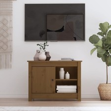 Meuble TV Gris 70x36,5x52 cm