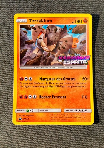 Carte pokémon terrakium sm205 - carte,