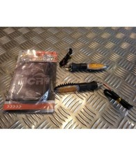 jeu de 2 clignotant led univesel adaptable scooter moto 2 roues quad