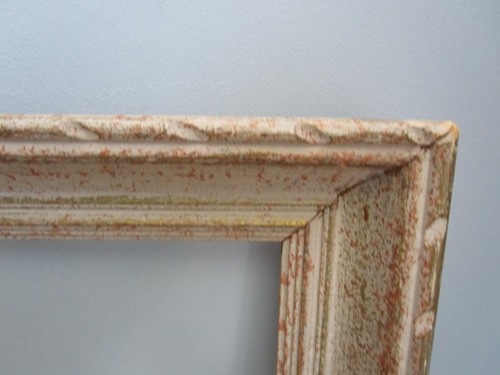 Grand cadre ancien bois - cadre,