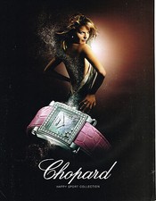 PUBLICITE ADVERTISING 045  2006  CHOPARD  montre  HAPPY SPORT  pour femme