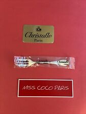 FOURCHETTE GÂTEAU CHRISTOFLE FRANCE POMPADOUR 16CM METAL ARGENTE NEUVE BLISTER