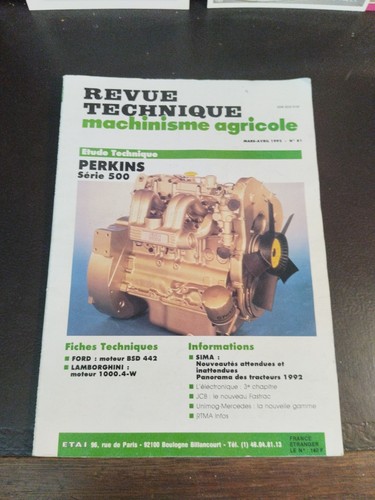 Revue technique machinisme - technique,