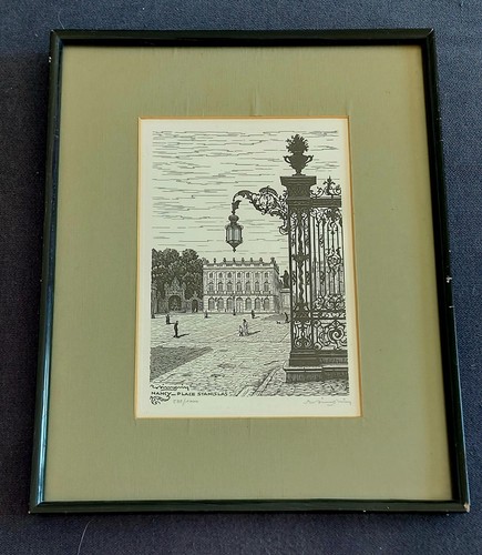 Gravure raymond simonin nancy - raymond,