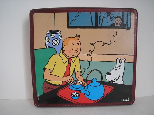 Boite métal tintin milou - tintin,