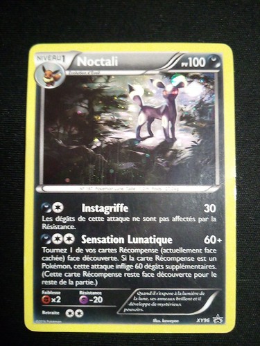 Carte pokémon noctali xy96 - pokémon,