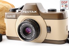RARE ! Pentax auto 110 Maroon Safari SLR Film Camera 24mm F2.8 【MINT】 JAPAN...