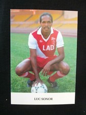 SONOR   AS MONACO saison 1990-1991 Carte postale cp photo football postcard