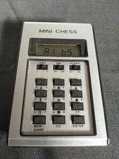 vintage rare jeux d'échecs électronique Mini Chess SCiSYS 1981 Tbe Liv Offerte 