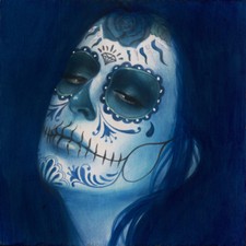 Calaviera Azur Muerte - Artist's proof  Signed by Sylvia Ji