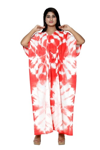 Robe maxi caftan shibori - caftan,