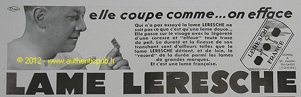 Publicite originale 1934 - de,