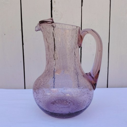 Pichet verre soufflé - en,