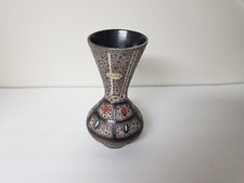 Joli Vase Soliflore signé Foreign par Scheurich - Hauteur 23cm - années 1960