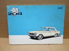 AUTOMOBILES PEUGEOT ancien livret conduite entretien 204