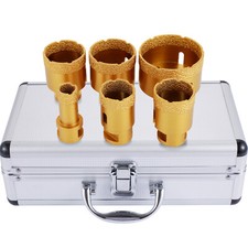 VEVOR 6pcs Forets Diamant Scie Cloche 20/35/40/45/50/68mm Forets Diamantés M14