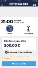 PSG  Vs Tottenham 2 Places A