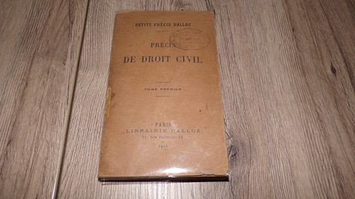 Précis droit civil tome - droit,
