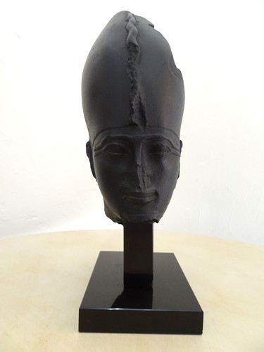 Sculpture tête roi - sculpture,