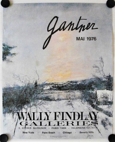 Affiche bernard gantner - gantner, 1976
