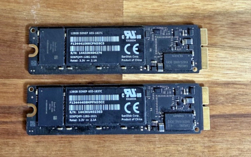 Lot ssd apple - 128, go