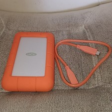 Disque dur LaCie Rugged Mini 5 To USB-C 3.2 argent, orange, Antichocs