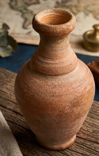 Vase balustre en terre cuite