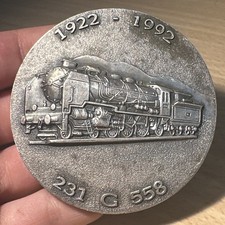 Médaille Pacific, Vapeur, Club, Sotteville, Les Rouen, Par Pichard En Bronze