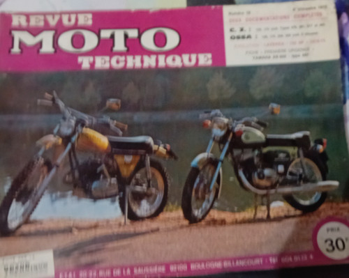 Revue technique moto - revue,