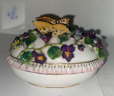 BONBONNIERE BOITE PORCELAINE ALLEMANDE MARQUE ANCRE MARINE