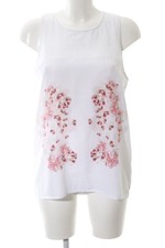 CRISTINA EFFE Blouse sans manche Dames Blouse T EU 46 blanc-rouge