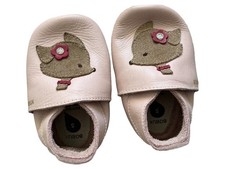 Bobux Chaussons Bébé Fille Renard Cuir Rose (EU 19)