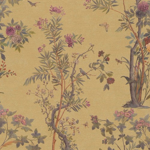 Papier peint romantique avec - papier,