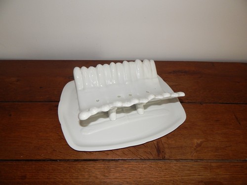 Ancien plat asperges - ancien, avec