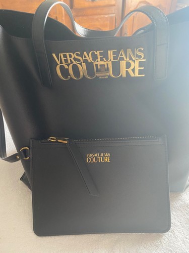 Grand sac épaule noir versace - sac,