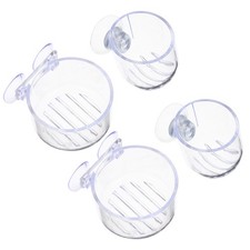 4 Pcs Distributeur Pour Poisson D'aquarium Tasse De Plante