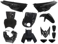 Kit 12 carénages noir MBK