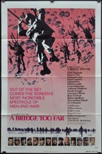 Un Pont Trop Loin 1977 ORIGINAL 27X41 AFFICHE DE FILM PLIÉE SEAN CONNERY