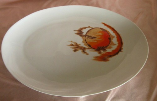 Plat service ovale - plat, de