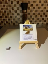 Mini tableau paléontologique – Dent de Majungasaurus (Madagascar) + illustration