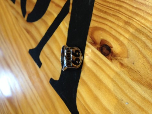 Bague chevalière route - , 66